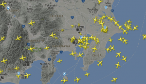 飛行機の飛行情報がリアルタイムで見れる！？Flight Tracker