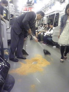 駅や街中でよく見かけるおが屑の正体とは