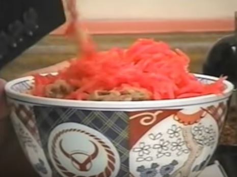 【紅ショウガ丼】牛丼に紅ショウガを入れすぎる人たちまとめ