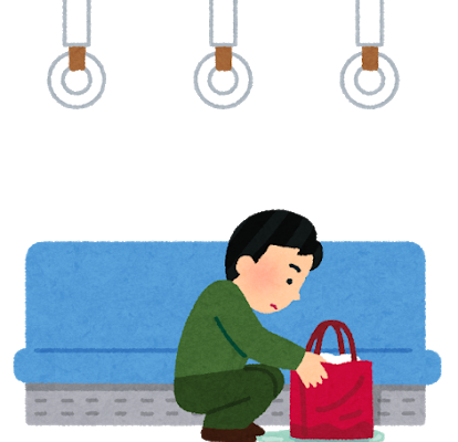 電車の荷棚を利用しない人は約〇割！！その理由とは？