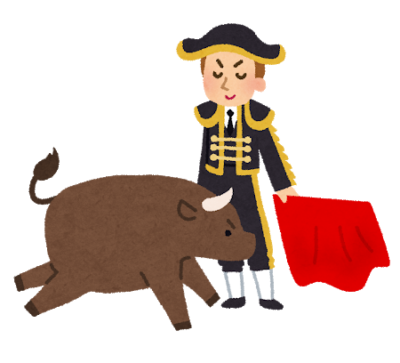 【衝撃の事実】闘牛はあの赤い旗・マントに興奮しているのではなく、実は〇〇に興奮していた